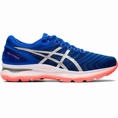 Férfi Asics Gel-Nimbus 22 Futócipő AS8714635 Kék/Titán